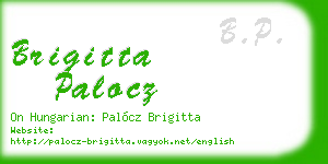 brigitta palocz business card
