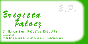 brigitta palocz business card